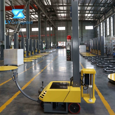 100KG Yürüyüş Sarma Karton Paketleme Makinesi Shrink Streç Film 2100mm Yüksek