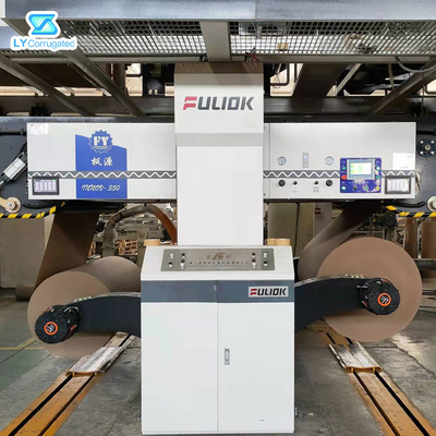 2200mm Oluklu Mukavva Üretim Hattı PLC Kontrollü Oluklu Splicer