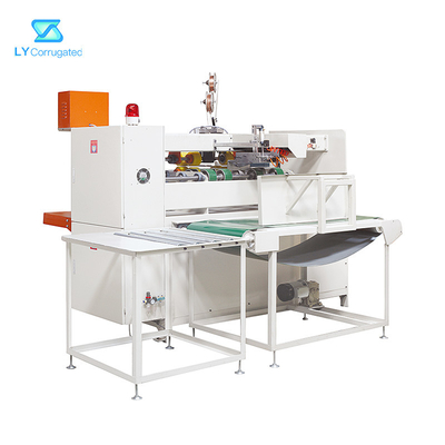 Çift Servo Karton Dikiş Makinesi 9000W Güç Dokunmatik Ekran Çalıştırma