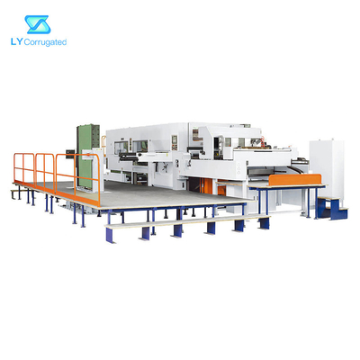 60KW Karton Kutu Makinesi, 1700mm Karton Kutu Kalıp Kesme Makinesi