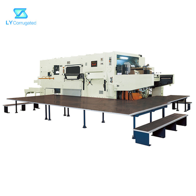 34KW Karton Kutu Makinesi, 1120X1620mm Düz Yataklı Kalıp Kesme Makinesi
