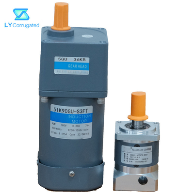 Üç Fazlı Karton Makine Yedek Parçaları 90W AC Dişli Asenkron Motor