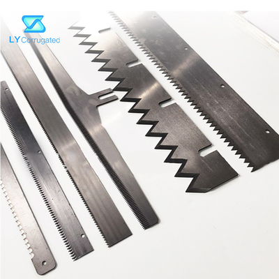Tırtıklı Endüstriyel Kesme Bıçağı Karbon Çelik Skd11 Çift Kenarlı Gıda Torbası Karton Paketleme Makinesi