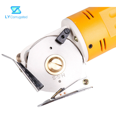 Sarı 170W Elektrikli Kumaş Makas Yuvarlak Kesme Bıçağı Taşınabilir Tekstil Makine Parçaları