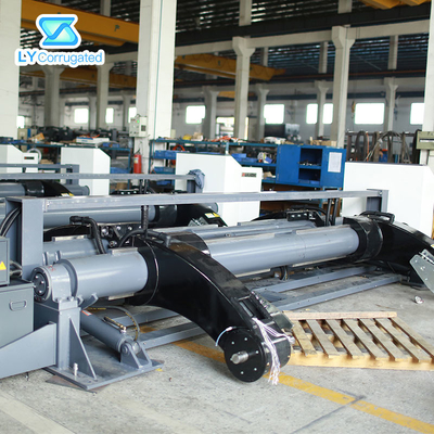 1400mm Oluklu Karton Kutu Yapma Makinesi, Hidrolik Değirmen Rulo Standı