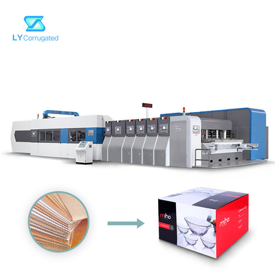 Yüksek Hızlı Flekso Yazıcı Slotter Makinesi Kalıp Kesme 300pcs / Min 700mm