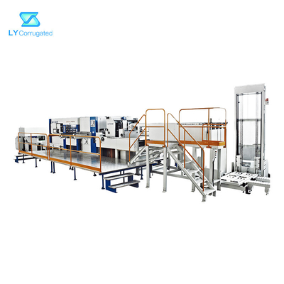 Yüksek Hızlı Oluklu Kutu Kalıp Delme Makinesi Merdane 350ton Hız