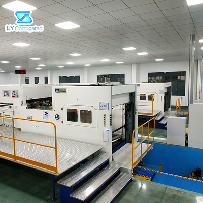 PLC Karton Kutu Kalıp Kesme Makinesi Flatbed 5750i.P.H Hız
