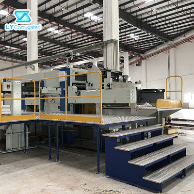 Otomatik Karton Kutu Makinesi Kalıp Kesme Makinesi 1200X1650mm 36000W Güç
