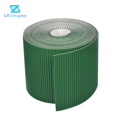 4.5mm Oluklu Makine Parçaları, 2 Katlı Yeşil Pvc Konveyör Bant