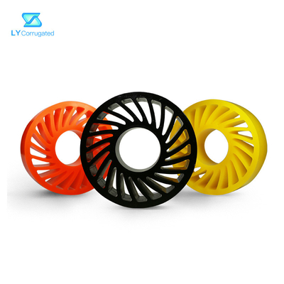 TUV Oluklu Makine Parçaları pu kaplı tekerlekler 330mmx220mmx70mm