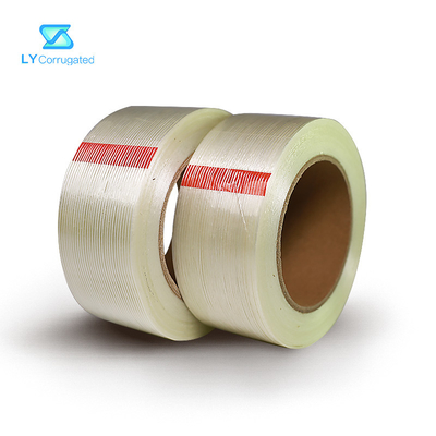 Şeffaf Flekso Baskı Makinesi Parçaları, kendinden yapışkanlı fiber bant 48mm x 45m