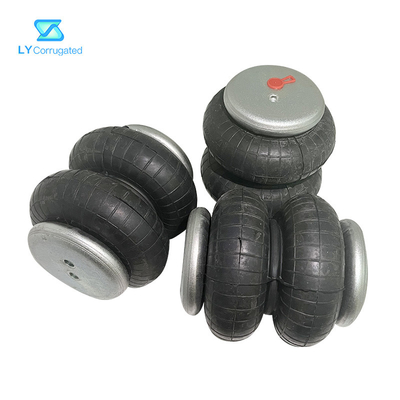 90mm Çap Oluklu Mukavva Makine Yedek Parçaları Çift Katlı Kauçuk Havalı Yatak Yayı