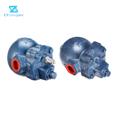 1/2” Bağlantı Oluklu Mukavva Makine Yedek Parçaları Sfero Döküm F22 Küresel Şamandıralı Termostatik Vana Buhar Kapanı