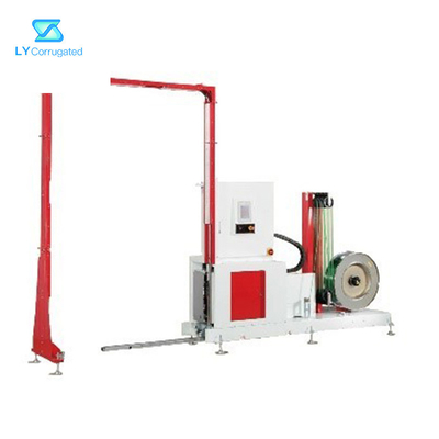 PLC Karton Paketleme Makinesi Dikey Çift PET PP Kayış Oluklu Mukavva Kutu
