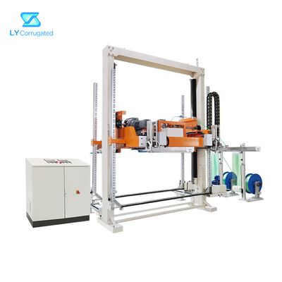Oluklu Karton için 9/12/15mm PP Kemer Palet Çemberleme Sarma Makinesi